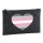 Kulturbeutel Demigirl Pride Flagge LGBTQ Herz 1 Liter Charcoal