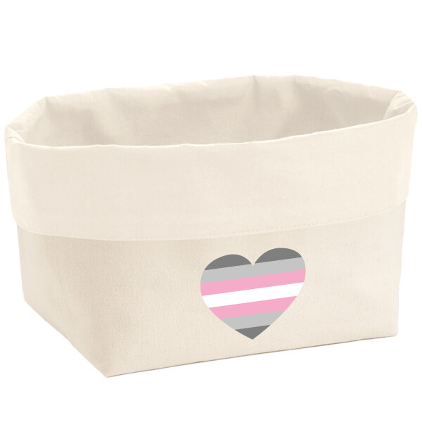 Organizer Demigirl Pride Flagge LGBTQ Herz