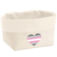 Organizer Demigirl Pride Flagge LGBTQ Herz