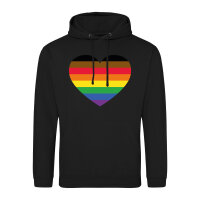 Unisex Hoodie Alternative LGBT+ Pride Flagge LGBTQ Herz