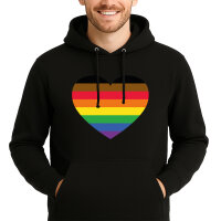 Unisex Hoodie Alternative LGBT+ Pride Flagge LGBTQ Herz