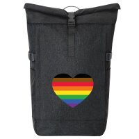 Kurierrucksack Alternative LGBT+ Pride Flagge LGBTQ Herz...