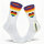 Unisex Socken Alternative LGBT+ Pride Flagge LGBTQ Herz Baumwolle