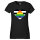 Damen T-Shirt Straight Ally Flagge LGBTQ Herz