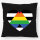 Kissen Straight Ally Flagge LGBTQ Herz 40x40cm