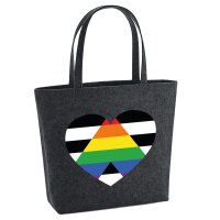 Filzshopper Straight Ally Flagge LGBTQ Herz, 22 Liter