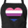 Schürze Genderfluid Pride Flagge LGBTQ Herz mit Taschen