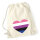 Turnbeutel Genderfluid Pride Flagge LGBTQ Herz 12 Liter