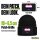Beanie mit Patch Genderfluid Pride Flagge LGBTQ Herz Black