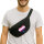 Bauchtasche Genderfluid Pride Flagge LGBTQ Herz 2,5 Liter Black