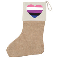 Weihnachtsstrumpf Genderfluid Pride Flagge LGBTQ Herz...