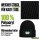 Beanie mit Patch Aromantische Pride Flagge LGBTQ Herz Black