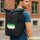 Kurierrucksack Aromantische Pride Flagge LGBTQ Herz 30-44 Liter Black Melange
