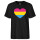Herren T-Shirt Pansexuell Pride Flagge LGBTQ Herz
