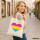 Jutebeutel Pansexuell Pride Flagge LGBTQ Herz 10 Liter