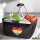 Einkaufskorb faltbar Pansexuell Pride Flagge LGBTQ Herz 20 Liter Black