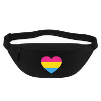 Bauchtasche Pansexuell Pride Flagge LGBTQ Herz 2,5 Liter...