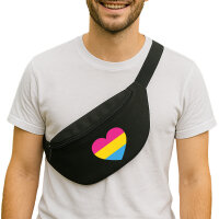 Bauchtasche Pansexuell Pride Flagge LGBTQ Herz 2,5 Liter...