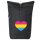Kurierrucksack Pansexuell Pride Flagge LGBTQ Herz 30-44 Liter Black Melange