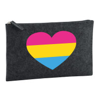 Kulturbeutel Pansexuell Pride Flagge LGBTQ Herz 1 Liter...