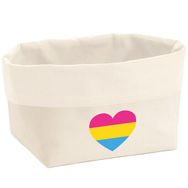 Organizer Pansexuell Pride Flagge LGBTQ Herz