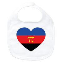 Baby Lätzchen Pi-Polyamorie Pride Flagge LGBTQ Herz...