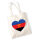 Jutebeutel Pi-Polyamorie Pride Flagge LGBTQ Herz 10 Liter