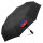 Regenschirm Pi-Polyamorie Pride Flagge LGBTQ Herz 98cm Schwarz