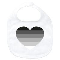 Baby Lätzchen Heterosexuell Flagge LGBTQ Herz...
