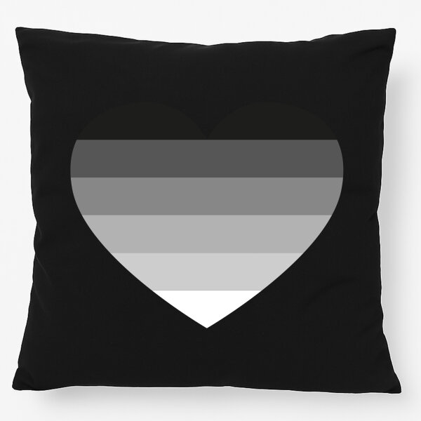 Kissen Heterosexuell Flagge LGBTQ Herz 40x40cm