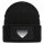 Beanie mit Patch Heterosexuell Flagge LGBTQ Herz Black