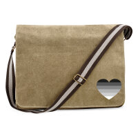 Umhängetasche Heterosexuell Flagge LGBTQ Herz 14 Liter