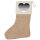Weihnachtsstrumpf Heterosexuell Flagge LGBTQ Herz Beige Jute