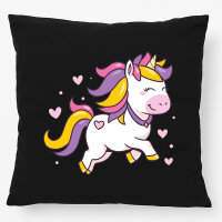Kissen Einhorn Comic 40x40cm