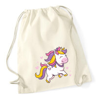 Turnbeutel Einhorn Comic 12 Liter