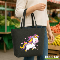 Filz Shopper Einhorn Comic 22 Liter