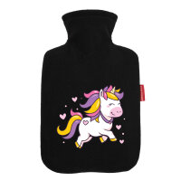 Wärmflasche Einhorn Comic