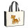 Jutetasche Leopard Comic 21 Liter Black