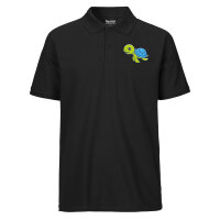 Herren Polo Shirt Schildkröte Comic