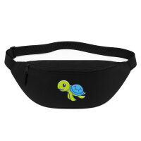 Bauchtasche Schildkröte Comic 2,5 Liter Black