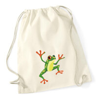 Turnbeutel Frosch Comic 12 Liter