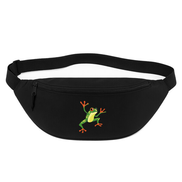 Bauchtasche Frosch Comic 2,5 Liter Black