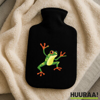 Wärmflasche Frosch Comic