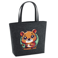 Filz Shopper Quokka Comic 22 Liter