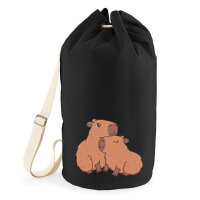 Seesack Capybara Paar Comic 20 Liter Black