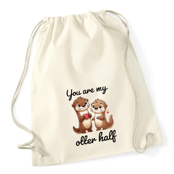 Turnbeutel You are my otter half Paar 12 Liter