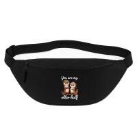 Bauchtasche You are my otter half Paar 2,5 Liter Black