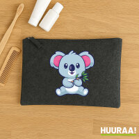 Kulturbeutel Koala Comic 1 Liter Charcoal
