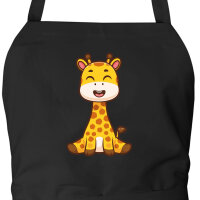 Schürze Giraffe Comic mit Taschen