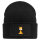 Beanie mit Patch Giraffe Comic Black